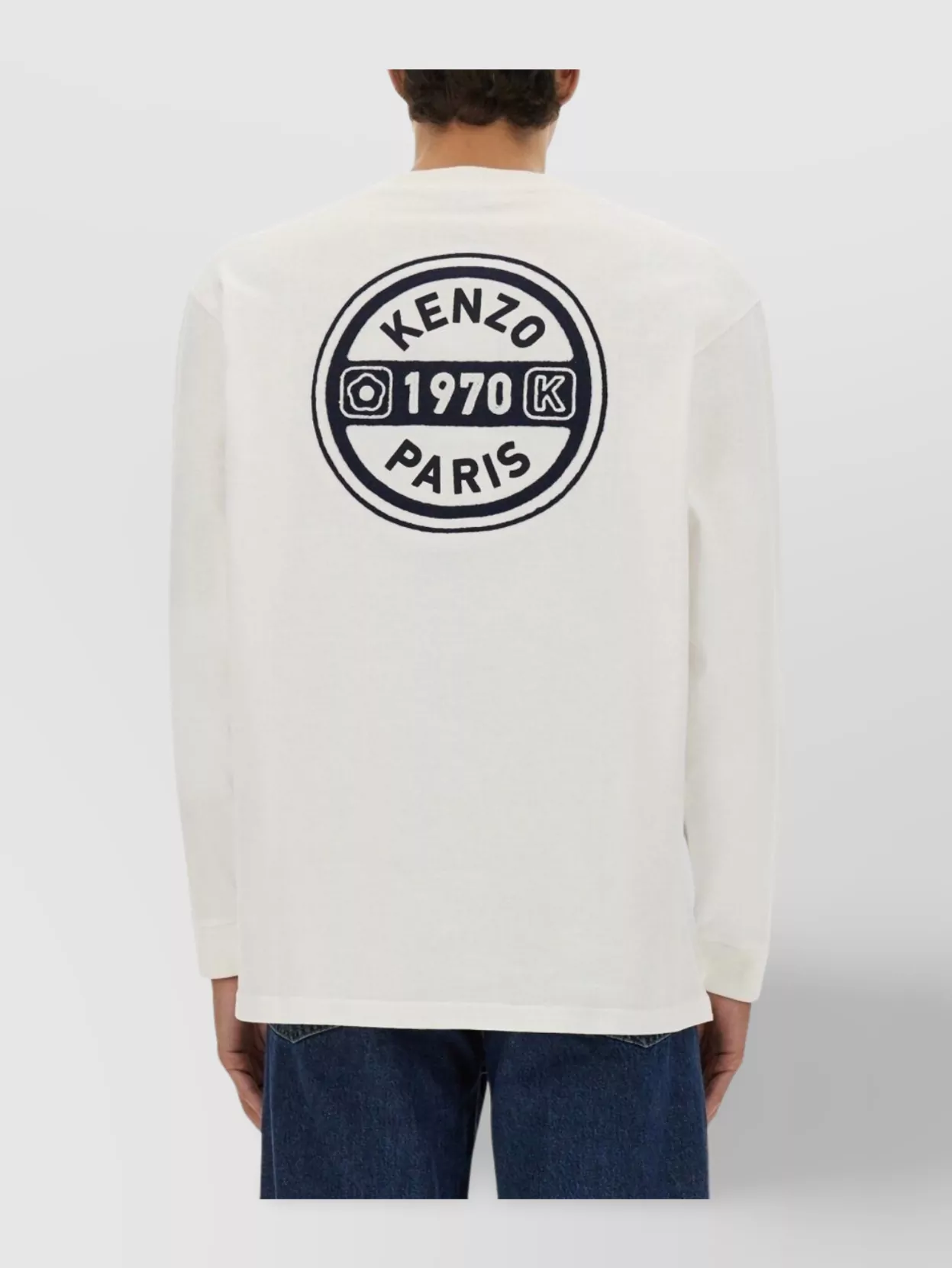 Kenzo Ribbed Cuffs Crew Neck Long Sleeves