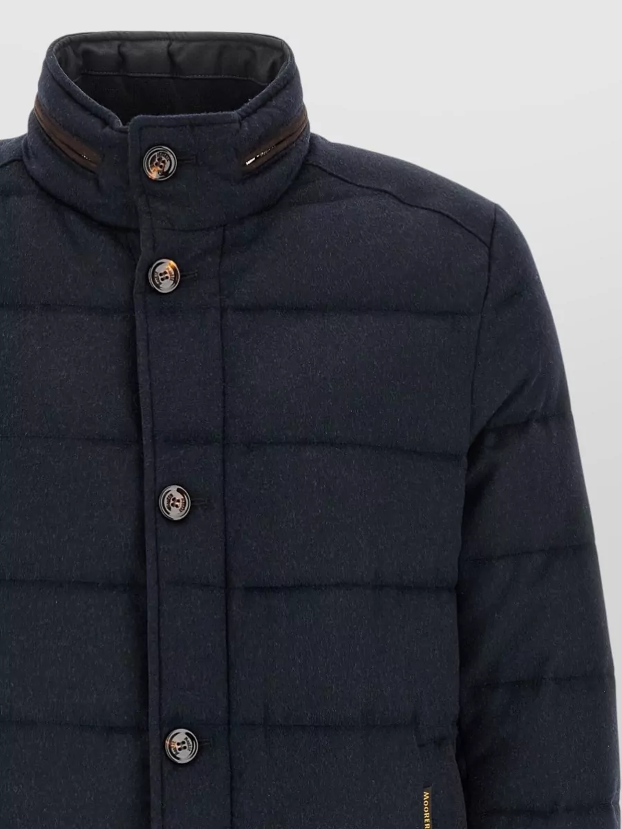 Moorer Nolde Ls9 Down Jacket High Collar In Multi