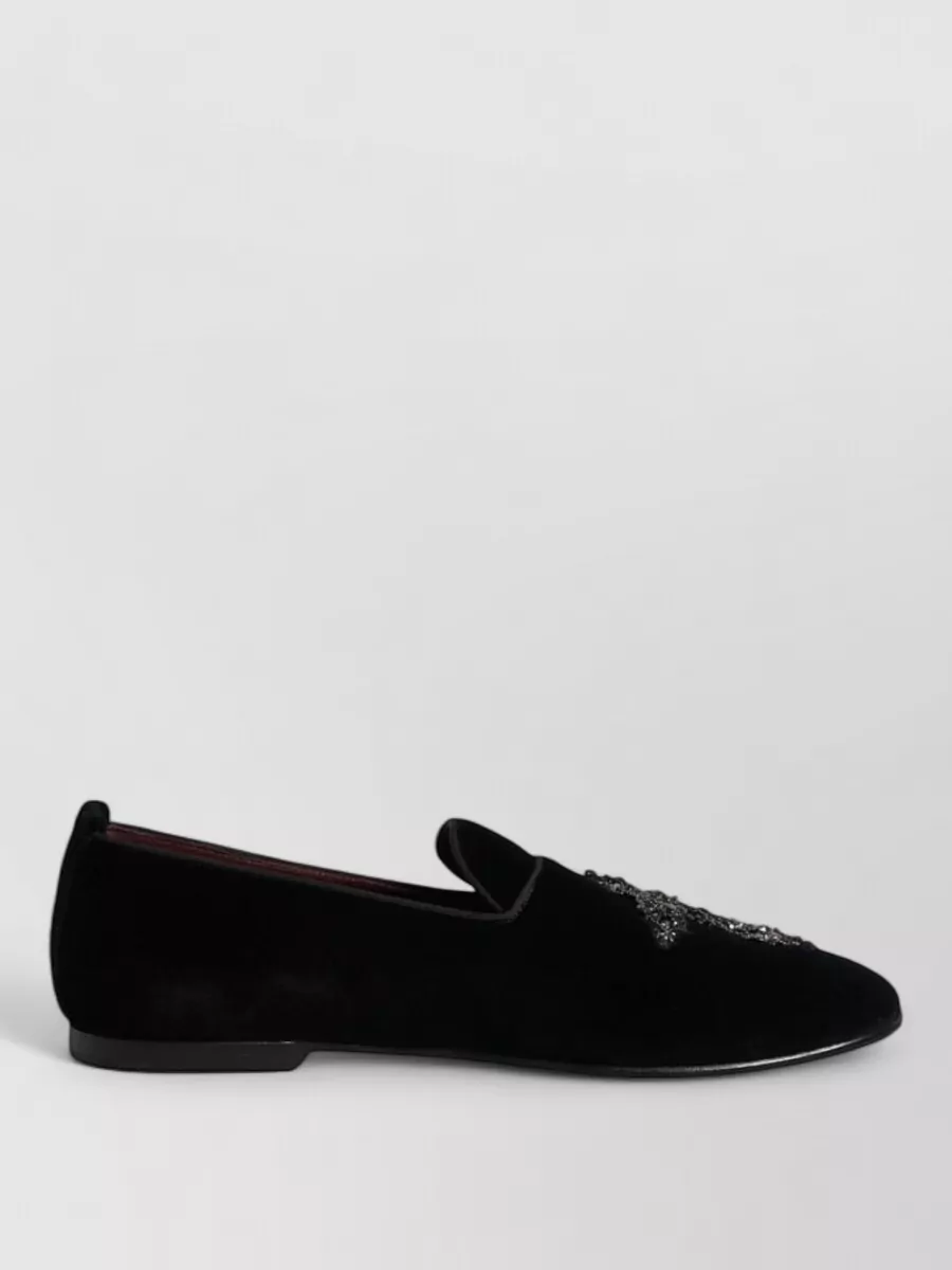 Dolce&Gabbana Embellished Velvet Loafers
