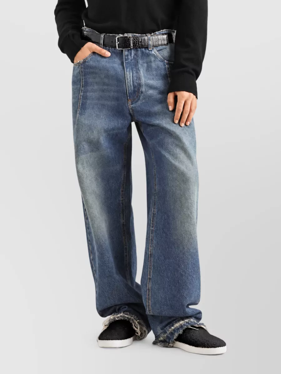 Dolce&Gabbana Oversized Pleated Denim Trousers