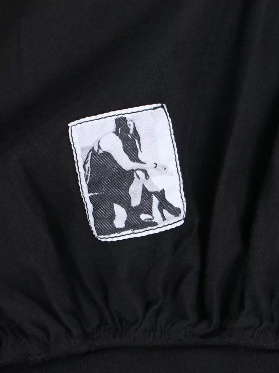 Rick Owens Drkshdw Gathered Cotton Hoodie