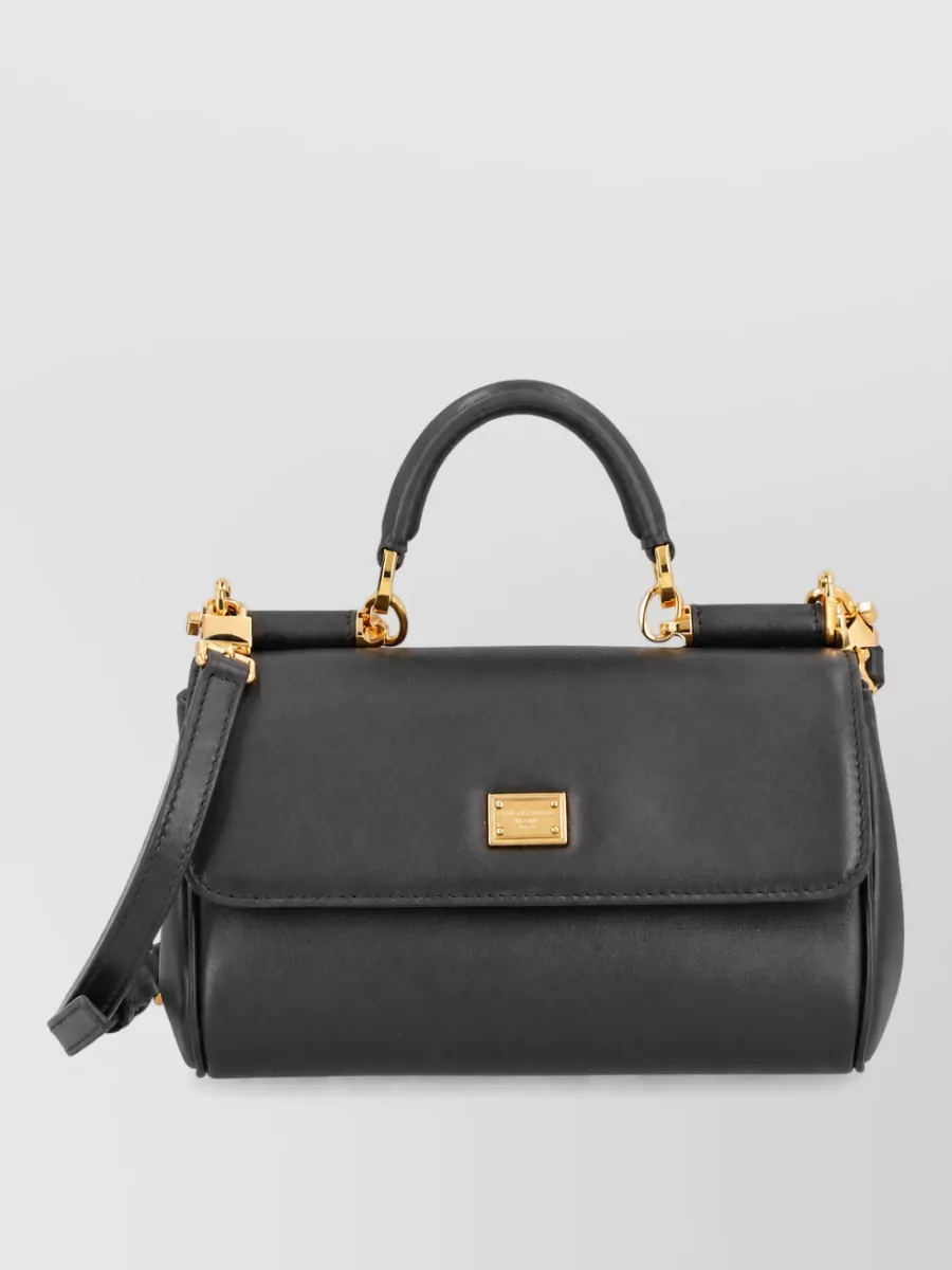 Dolce&Gabbana My Sicily Leather Shoulder Bag