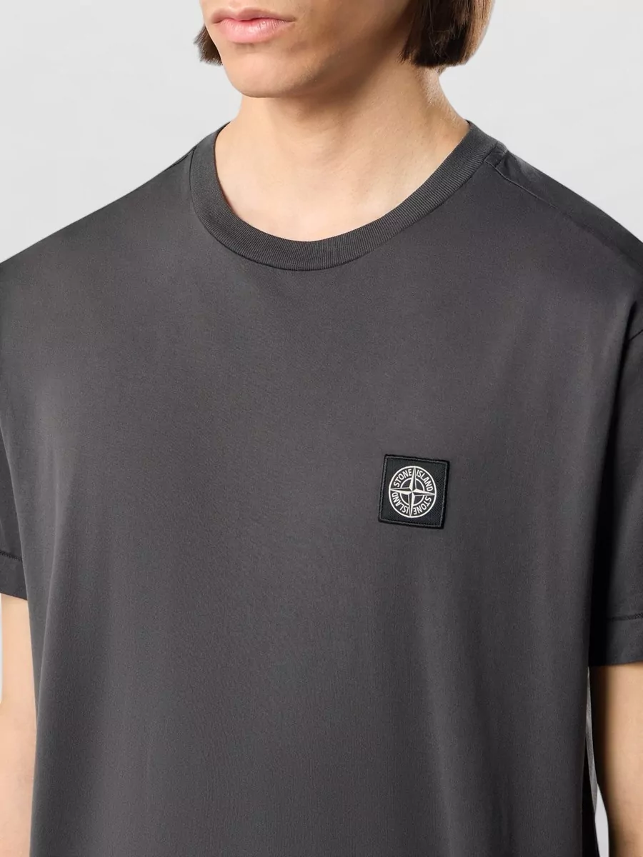 Stone Island Slim-Fit Cotton Logo-Patch T-Shirt