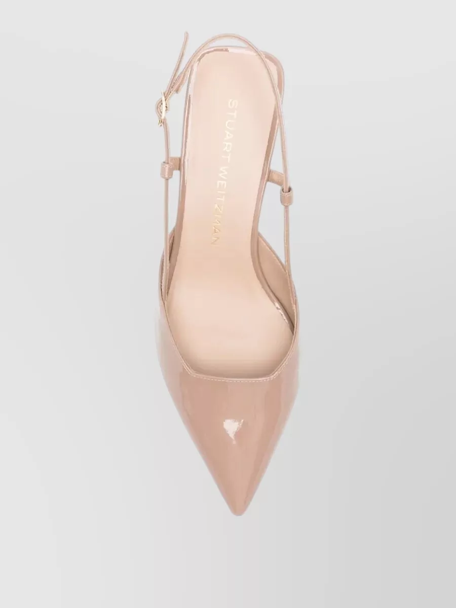 Stuart Weitzman Patent Leather Slingback Pumps