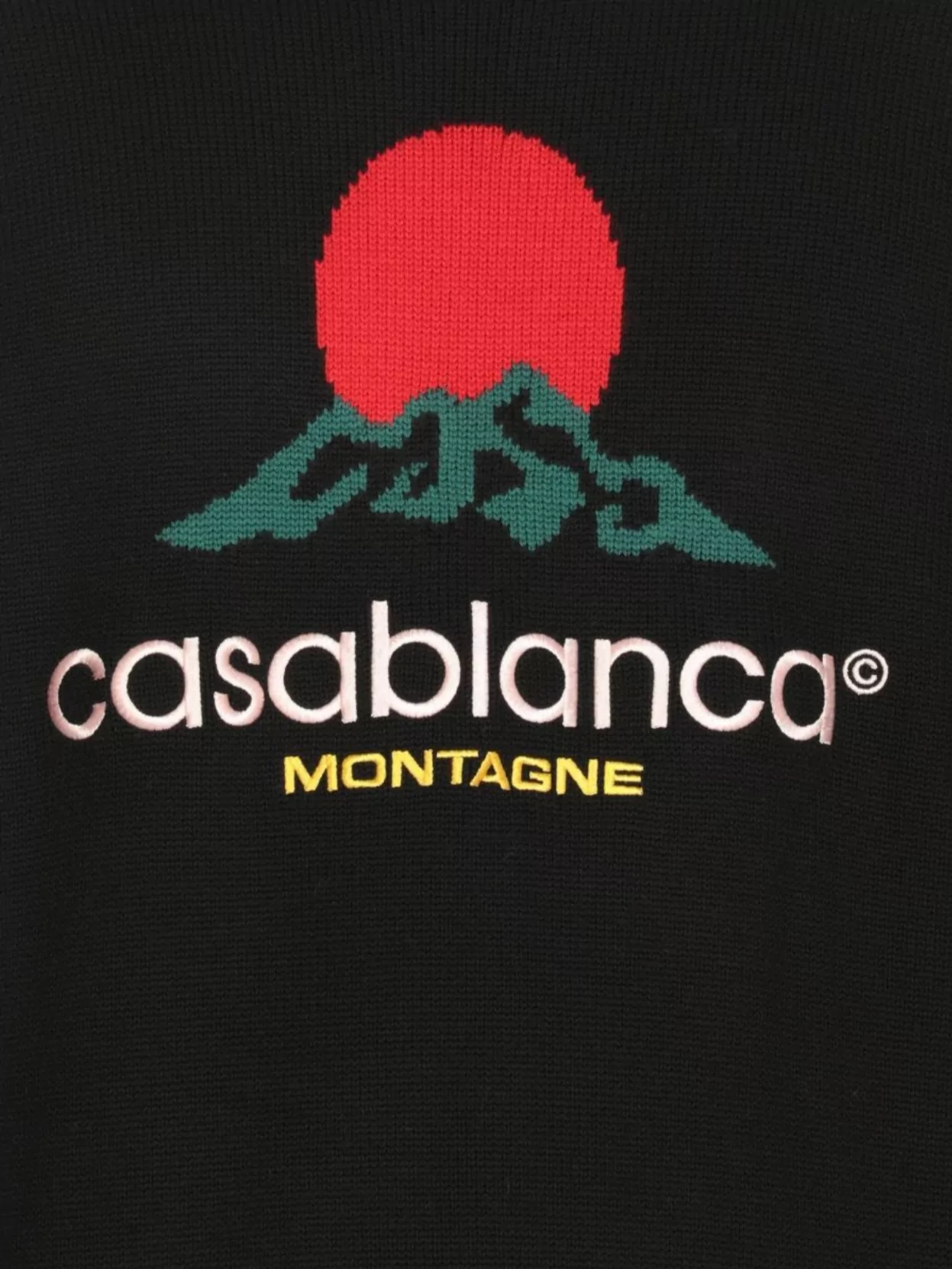 Casablanca Crewneck Merino Wool Jumper