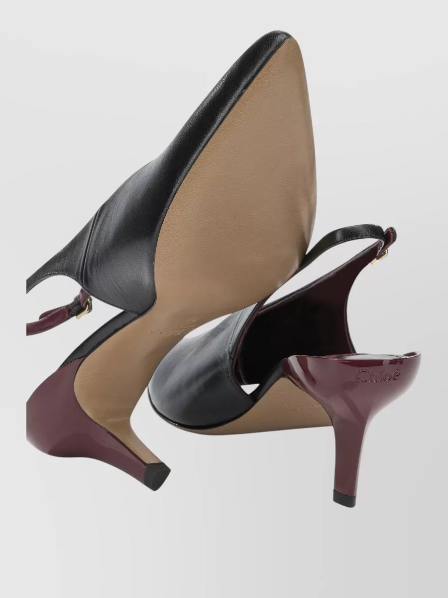 Chloé Leather Slingback Pumps
