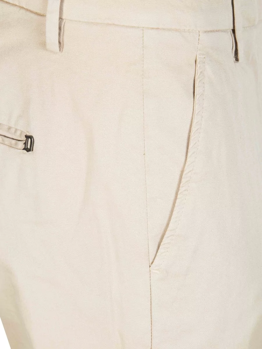 Dondup Gaubert Trousers Belt Loops Pockets Buttons