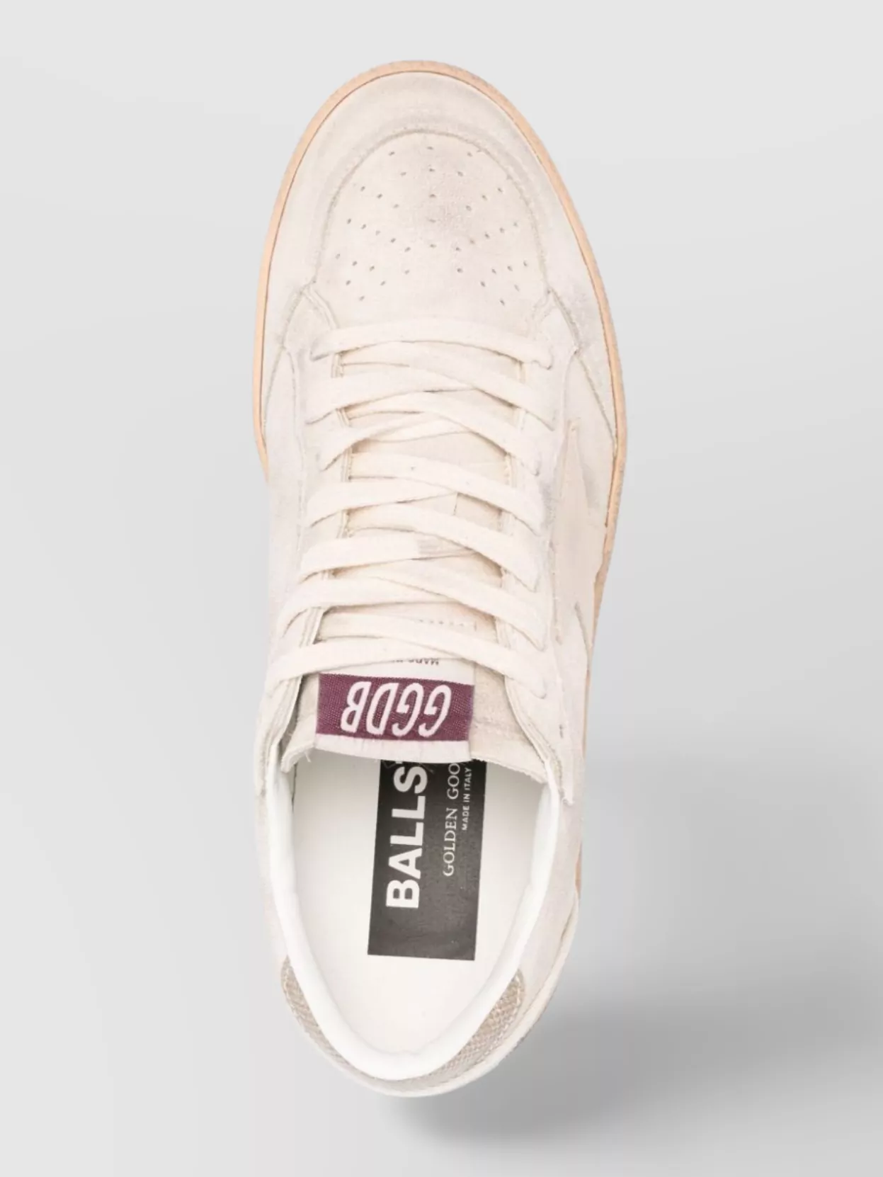 Golden Goose Distressed Rubber Sole Sneakers