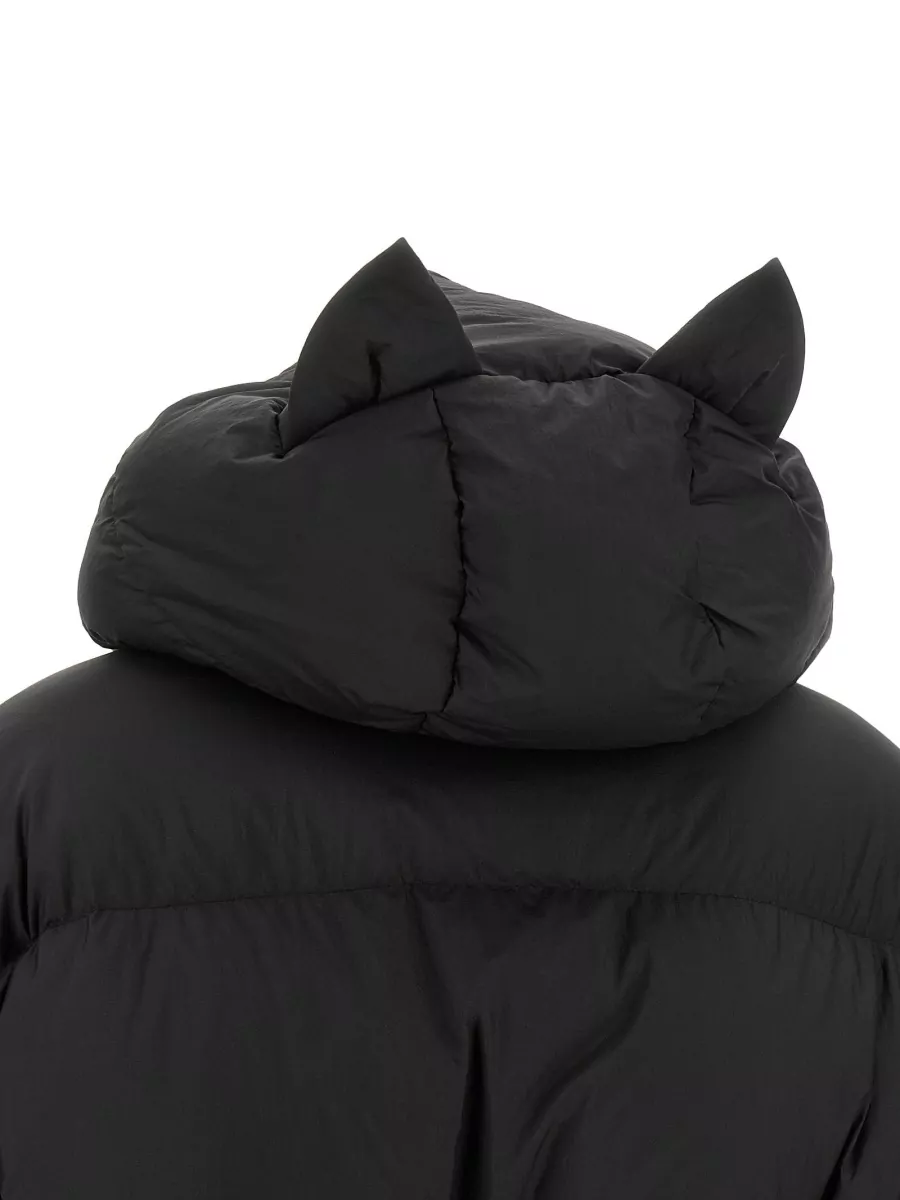 Ienki Ienki Down Hooded Belted Quilted Coat