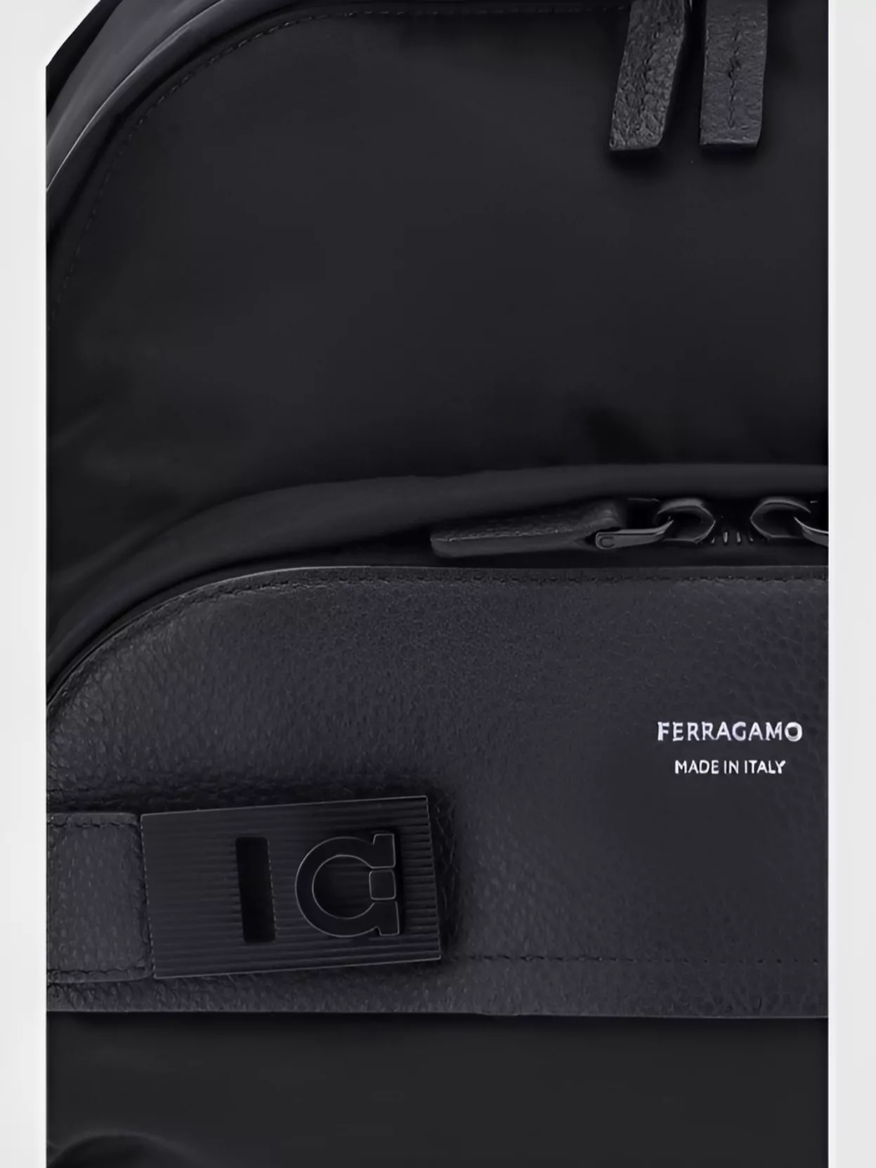 Ferragamo Nylon Backpack Modern Adjustable Straps