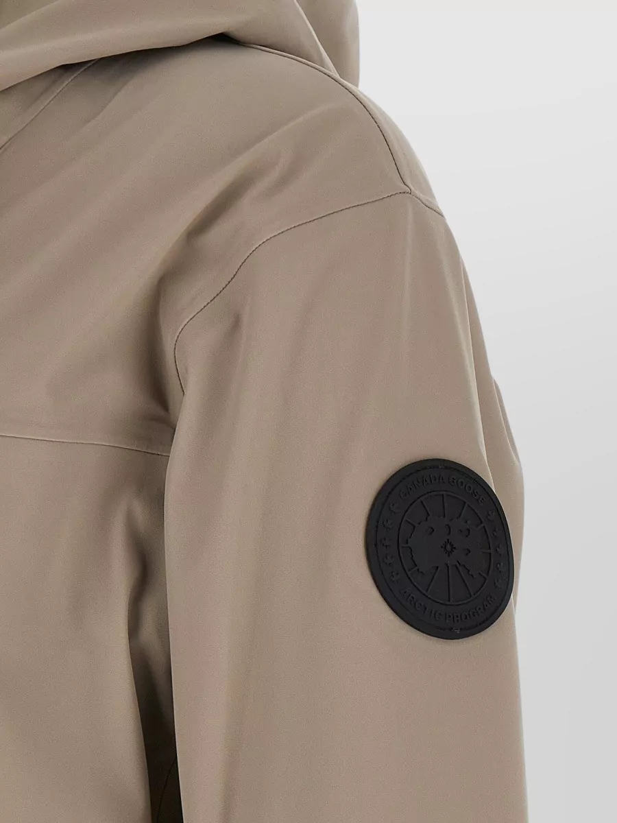Canada Goose Versatile Hooded Jacket Featuring Functional Elements