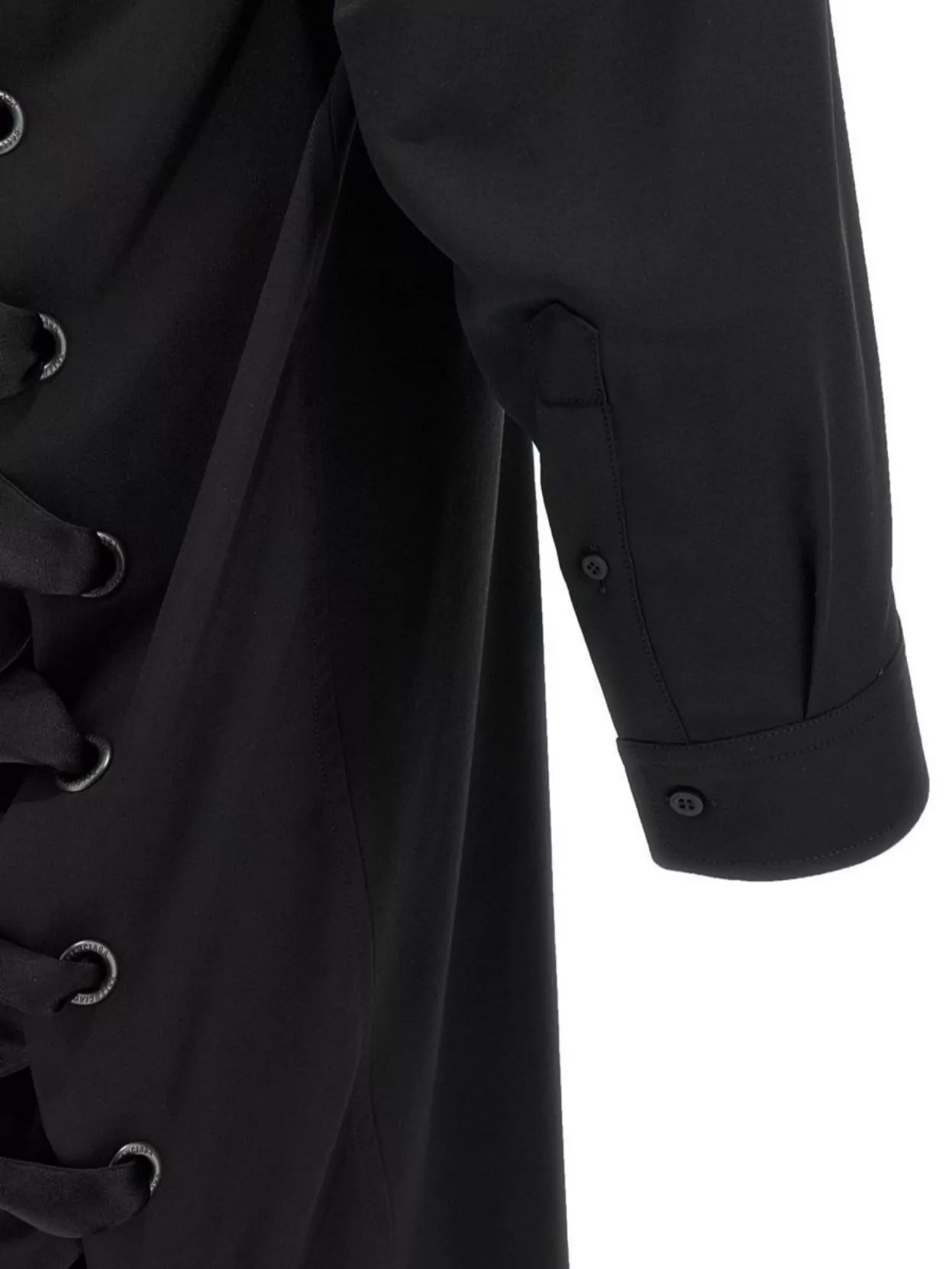 Balenciaga Lace Up Back Detail Dress