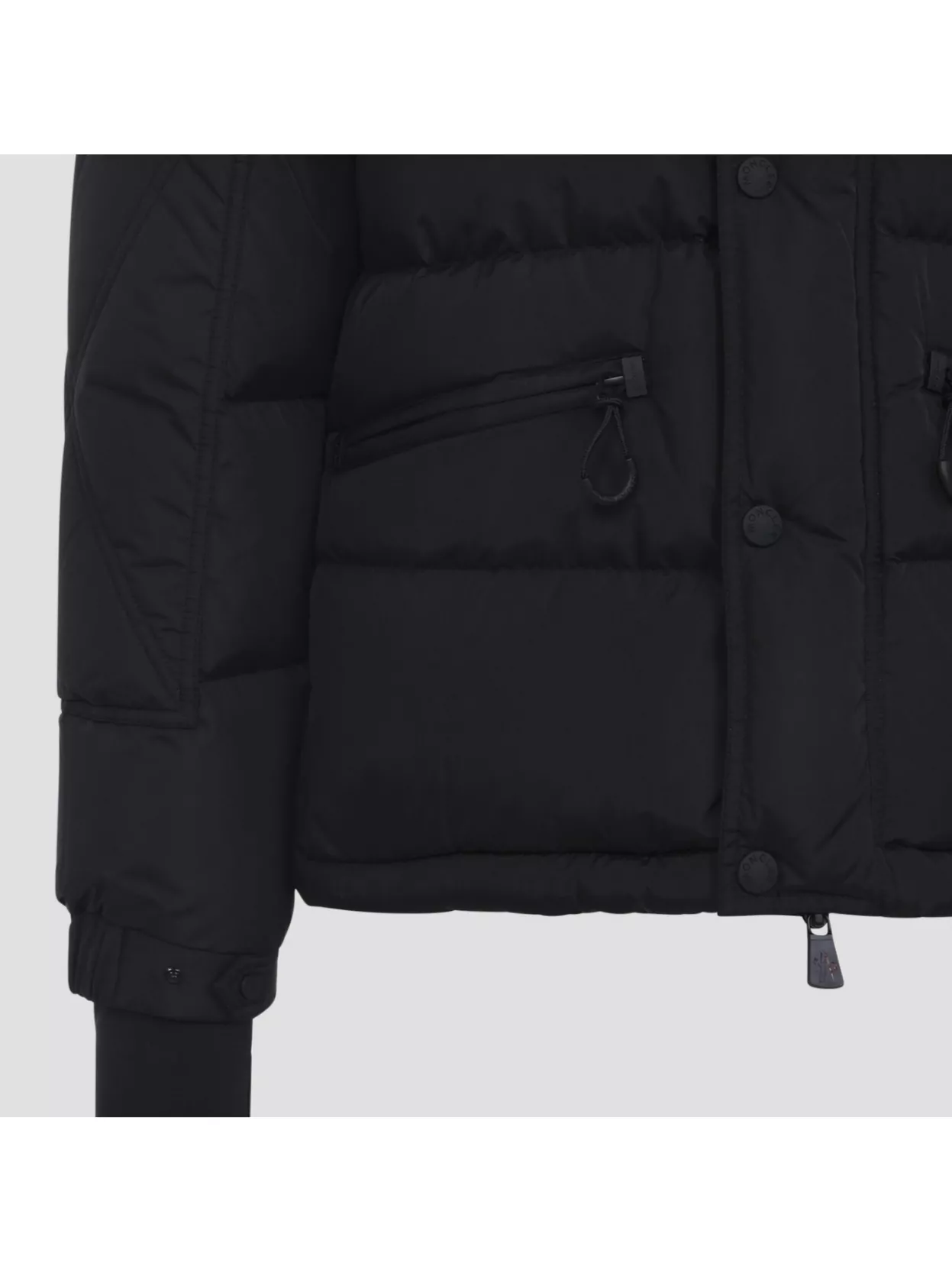 Moncler Grenoble Quilted Hooded Jacket Long Sleeves