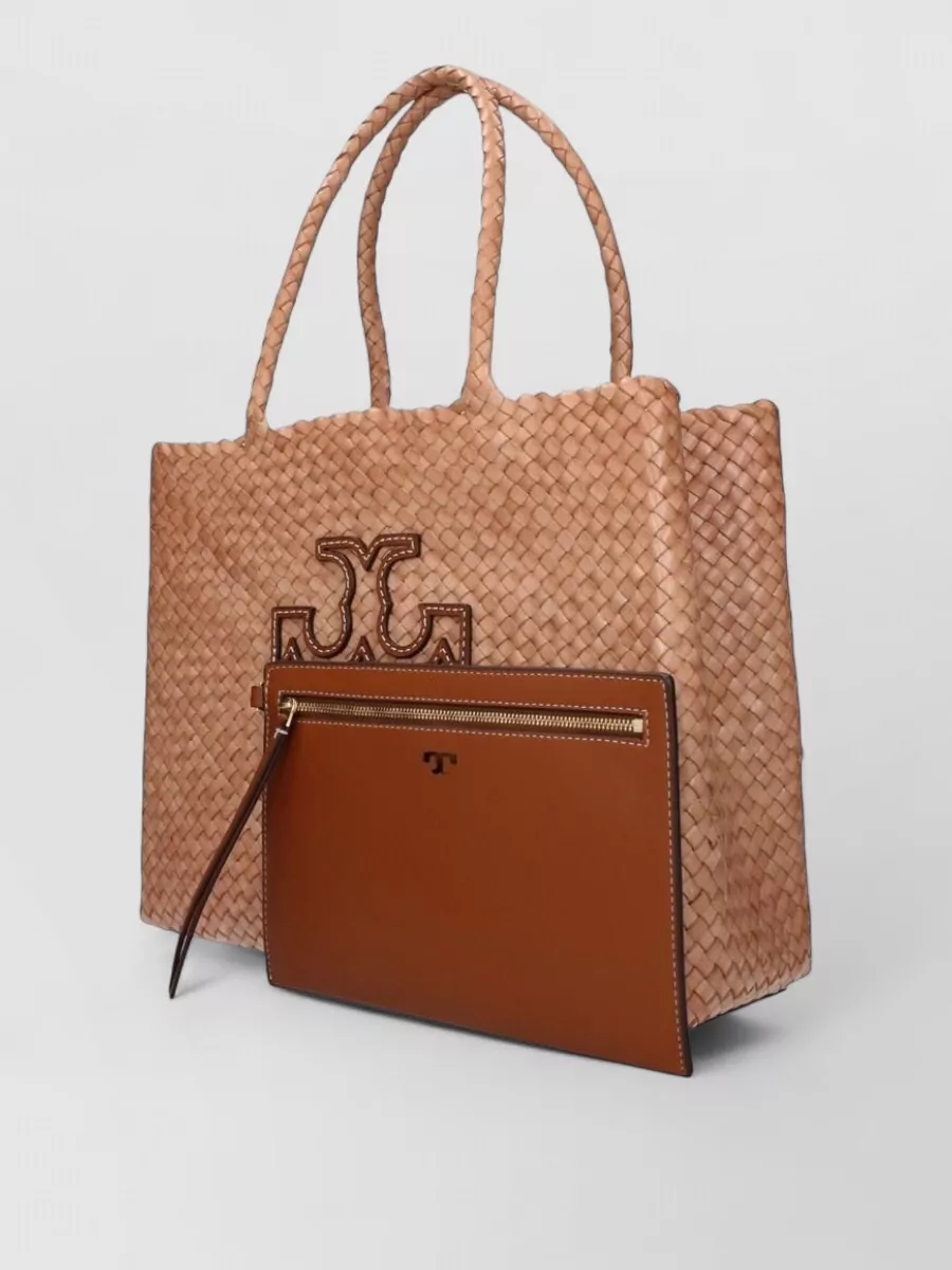 Tory Burch Ella Leather Shoulder Bag