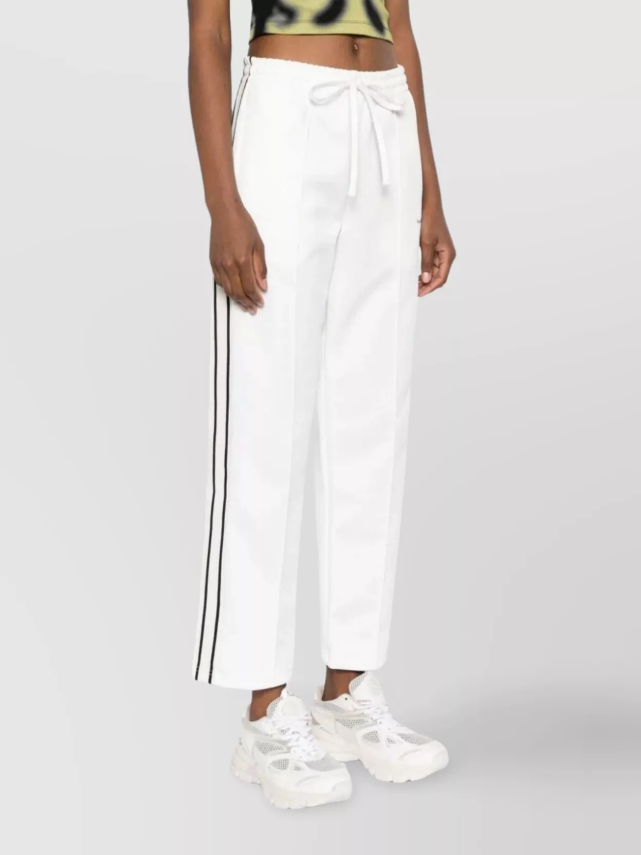 Parosh Logo-Embroidered Striped Track Pants
