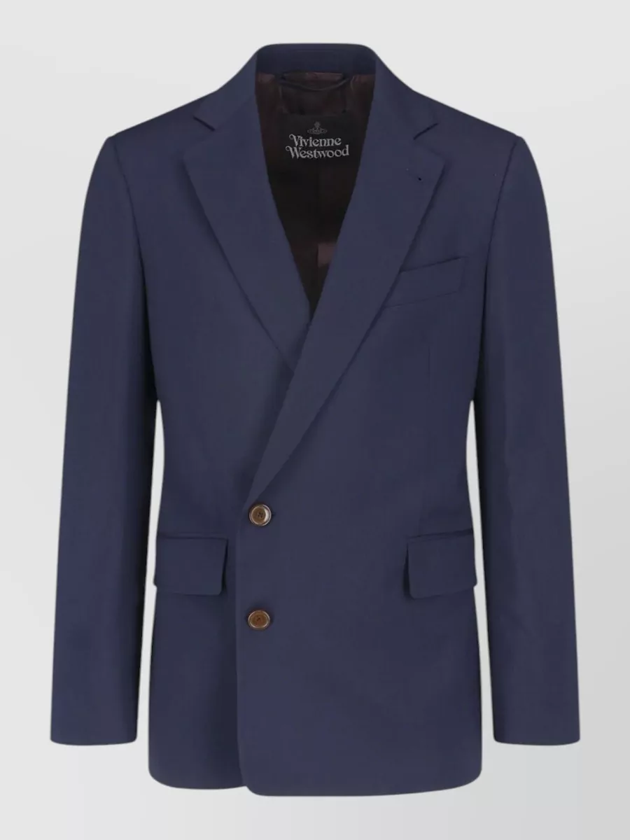 Vivienne Westwood virgin wool slim fit single breasted blazer