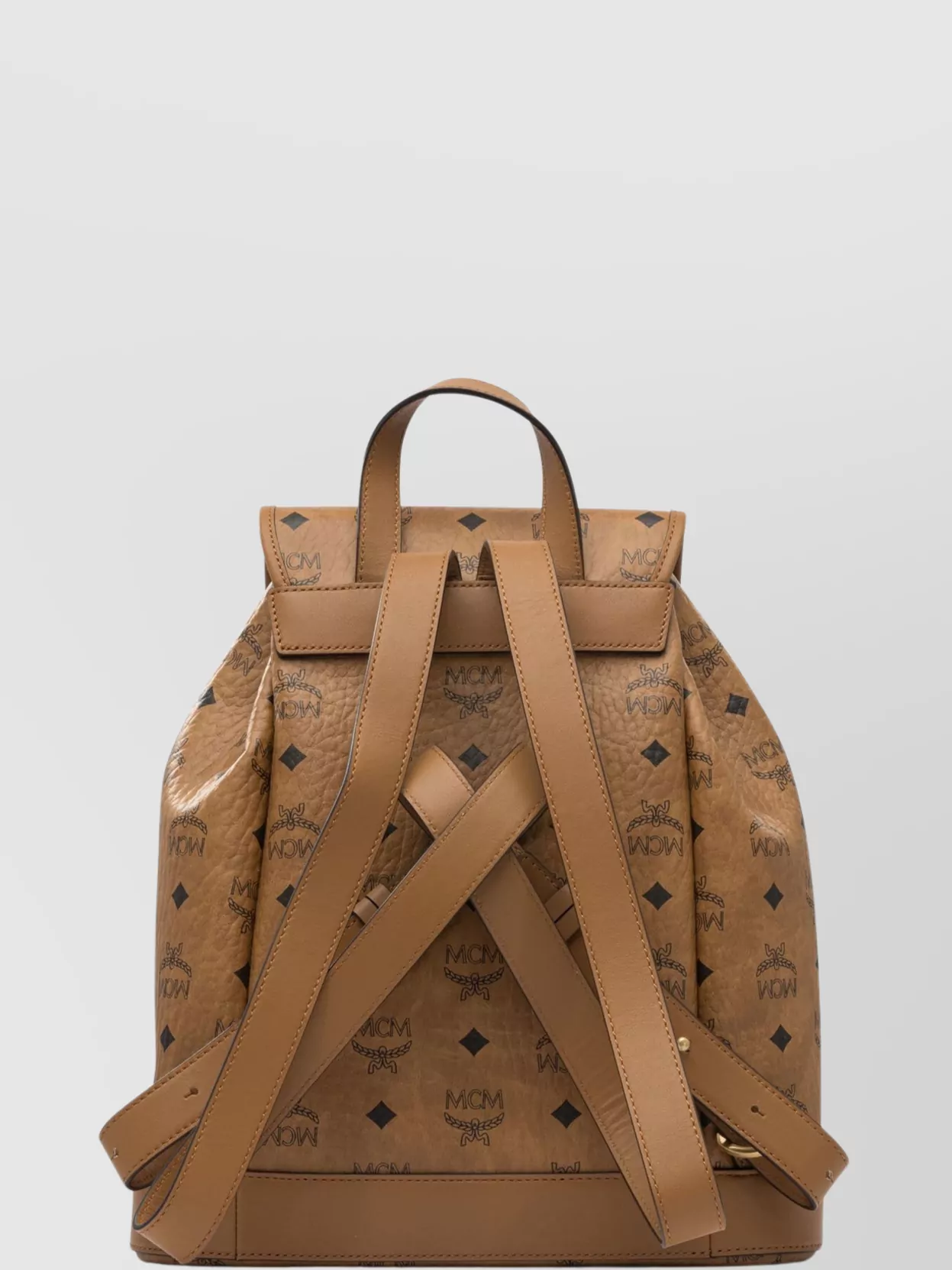 Mcm Straps Adjustables Front Pockets Top Handle