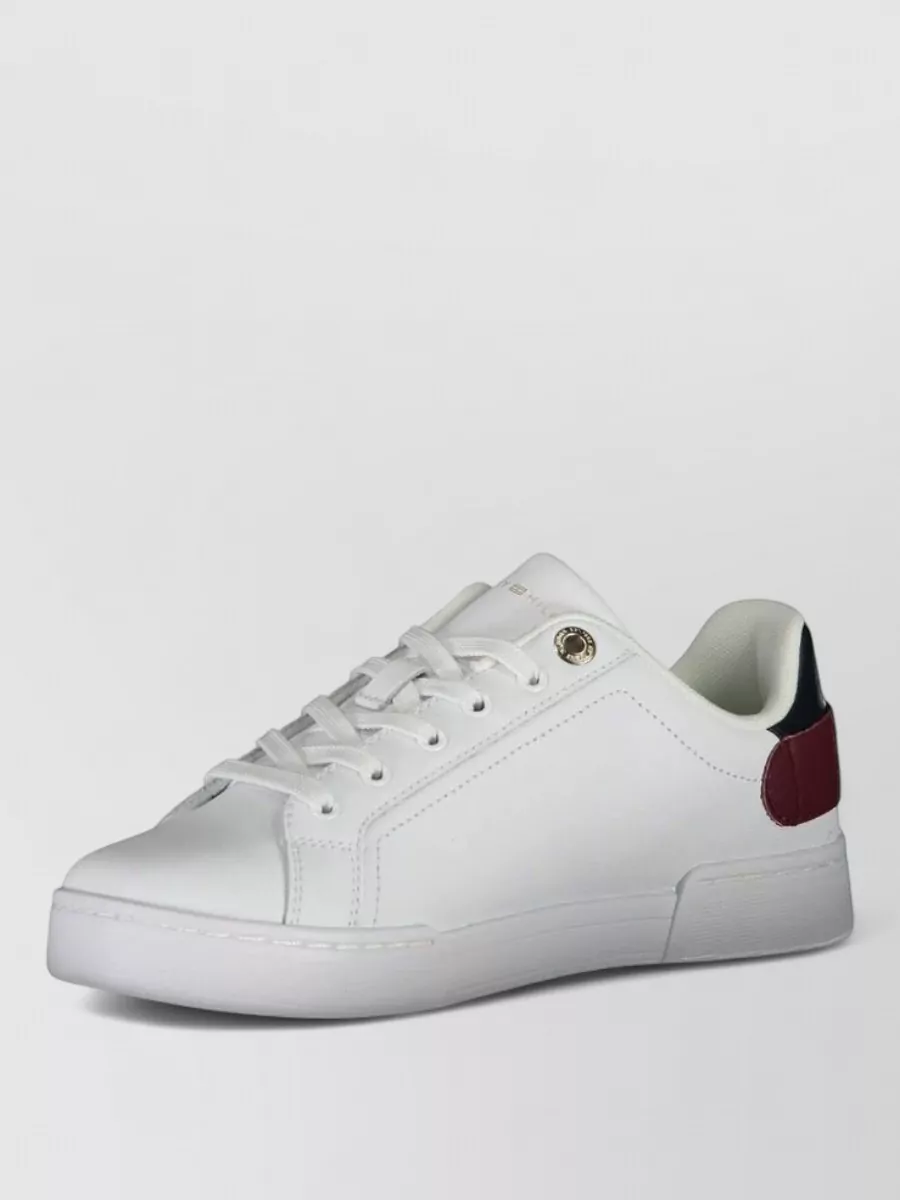 Tommy Hilfiger Leather Lace-Up Sneakers