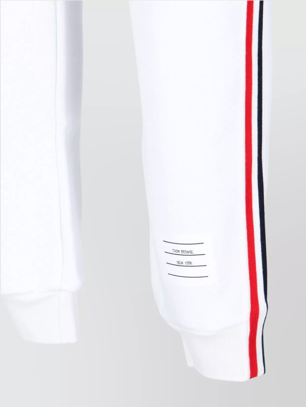 Thom Browne Straight Leg Trousers Drawstring Waist