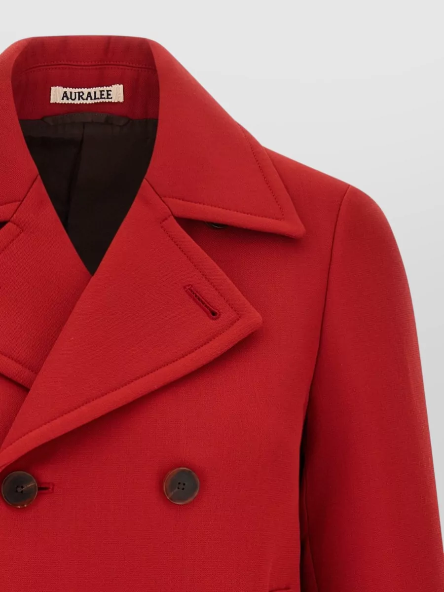 Auralee Wool Fitted Jacket