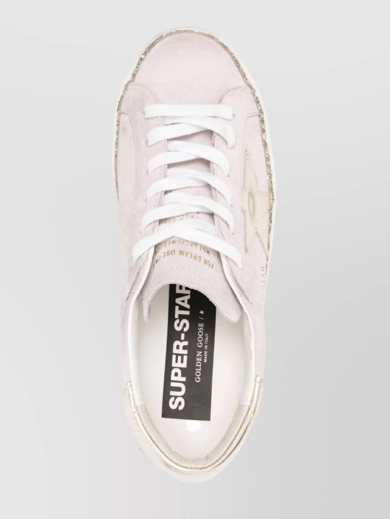 Golden Goose Sparkling Low Top Sneakers With Star Detail