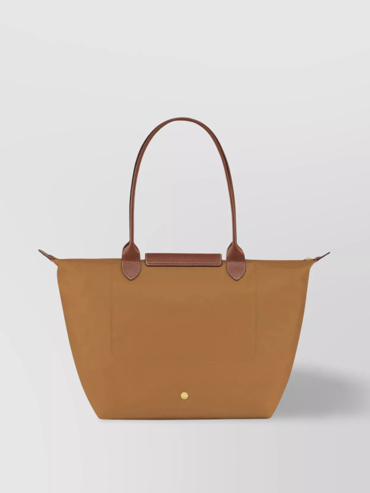 Longchamp Original L Bag With Front Pocket And Leather Trim