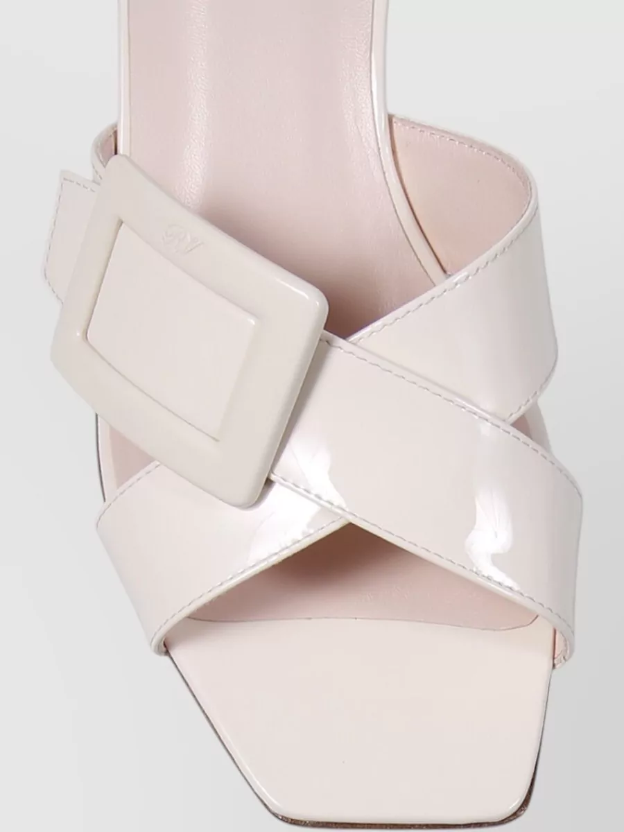 Roger Vivier Leather Mule Sandals