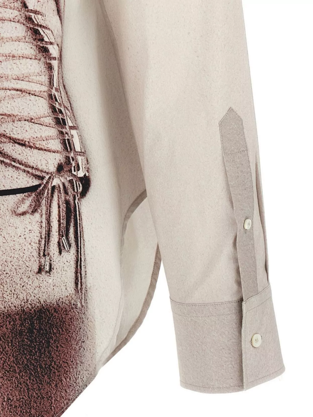 Shop Jean Paul Gaultier 'the Optical Illusion Corset' Shirt