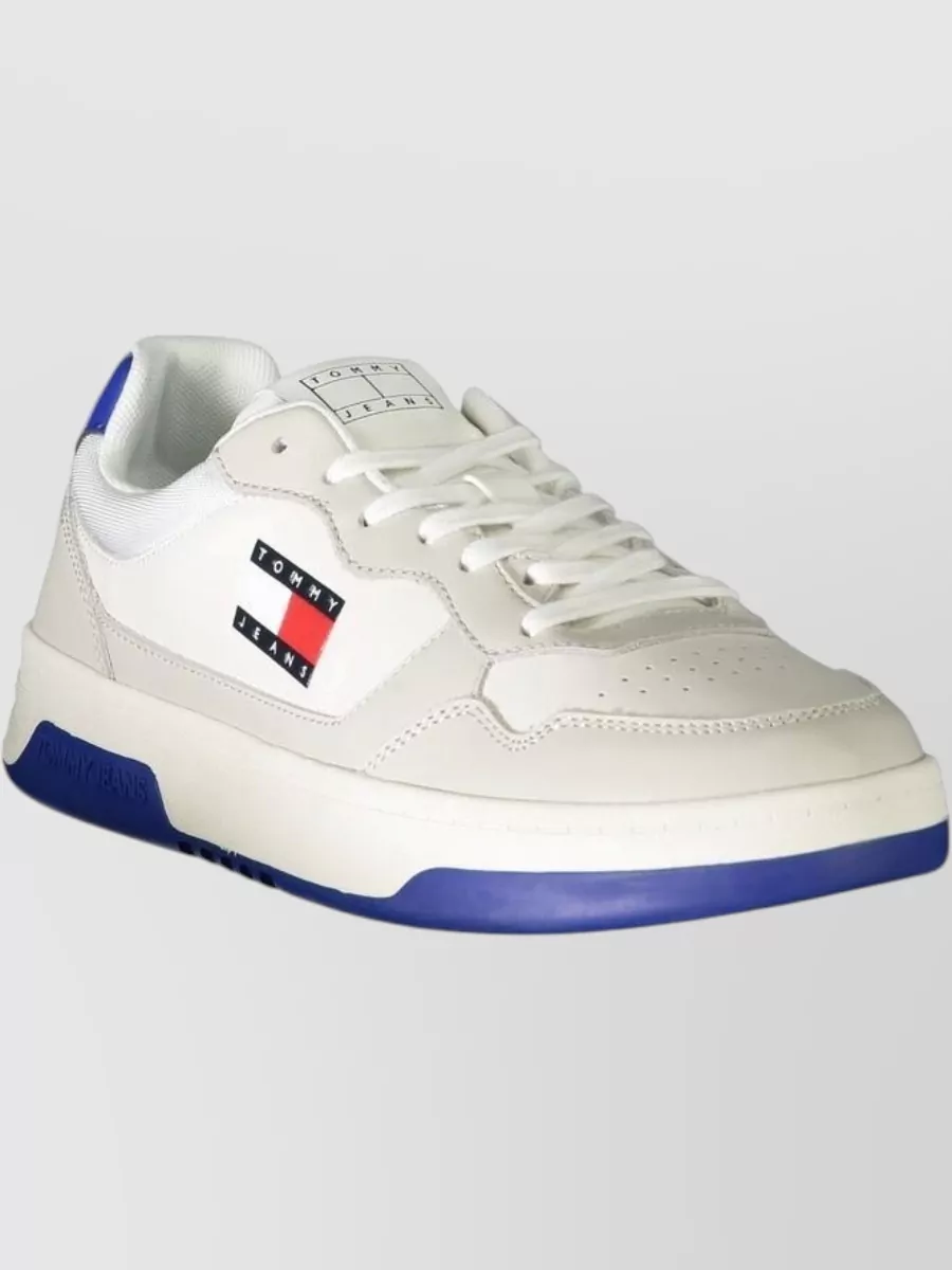Tommy Hilfiger Leather Lace-Up Sneakers