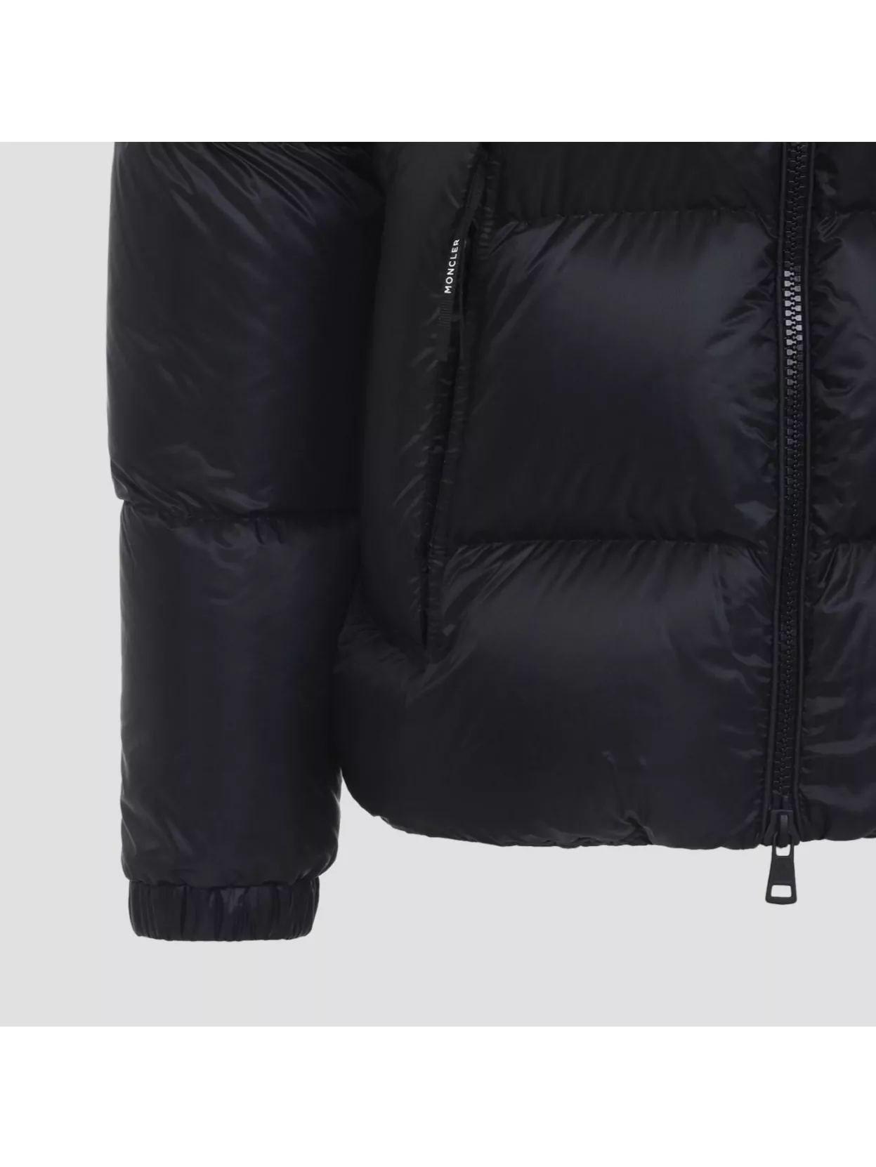 Moncler Mens Black Couyere Nylon-down Jacket In Black