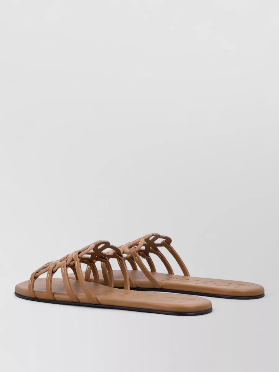 Loewe Leather Slide Sandals