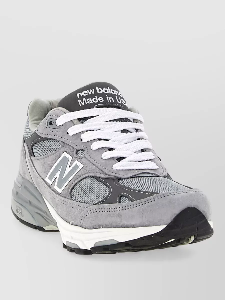 New Balance suede and mesh low-top sneakers