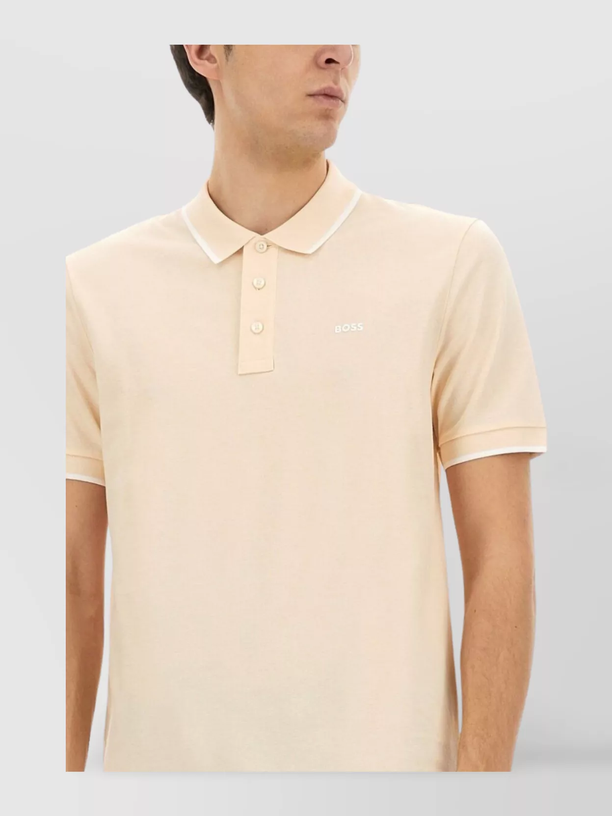 Boss Polo Shirt In Cotton