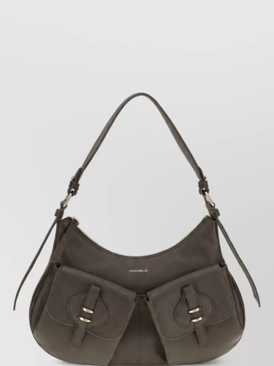 Coccinelle Calf Leather Small Shoulder Bag
