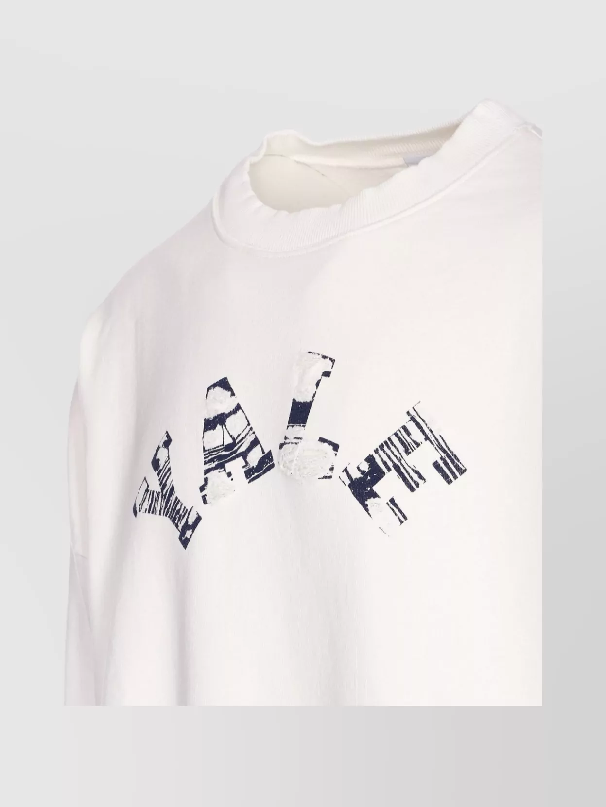 Wild Donkey Crewneck Sweater With Graphic Print Detail In White