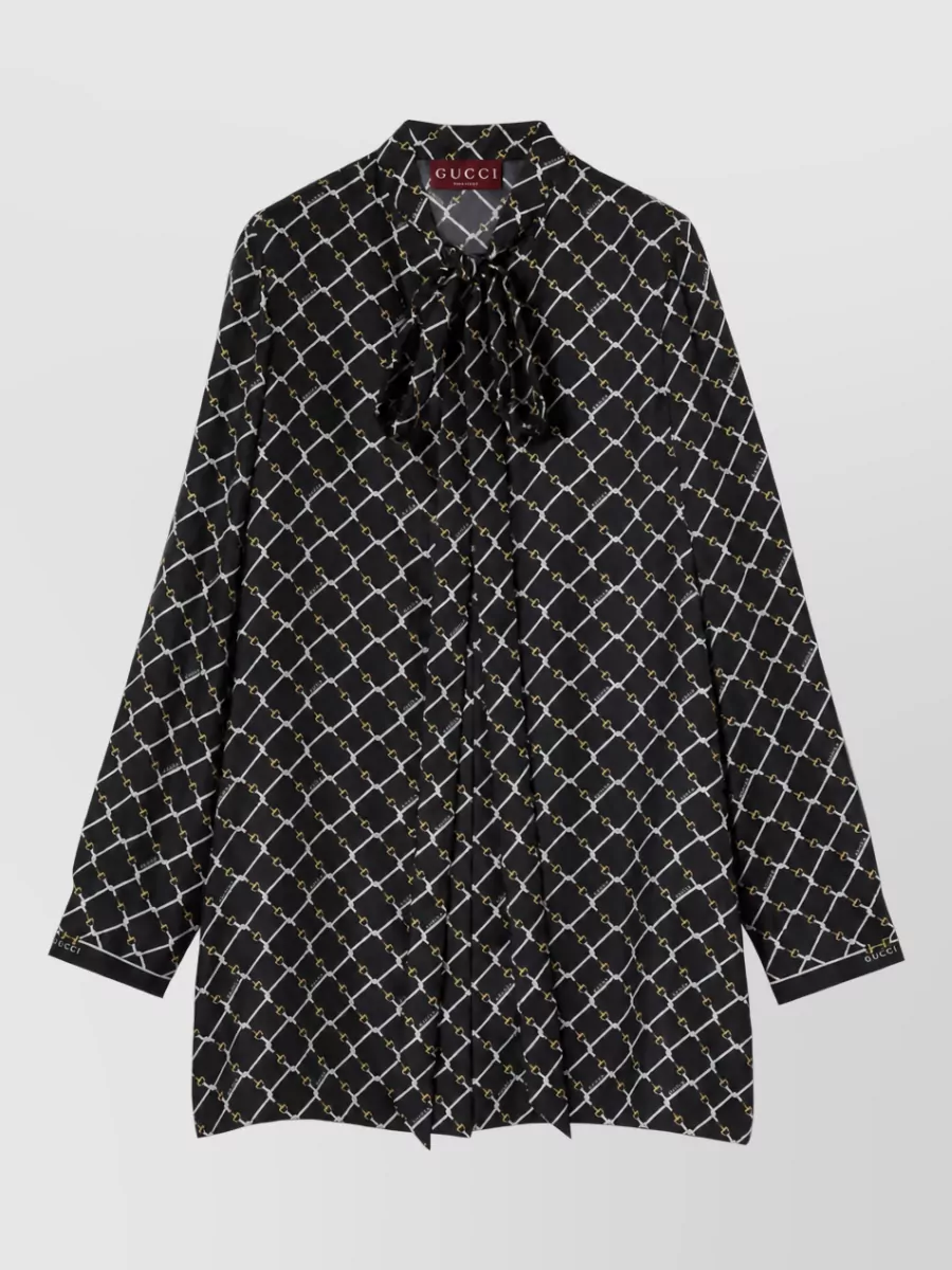 Gucci Silk Printed Dress