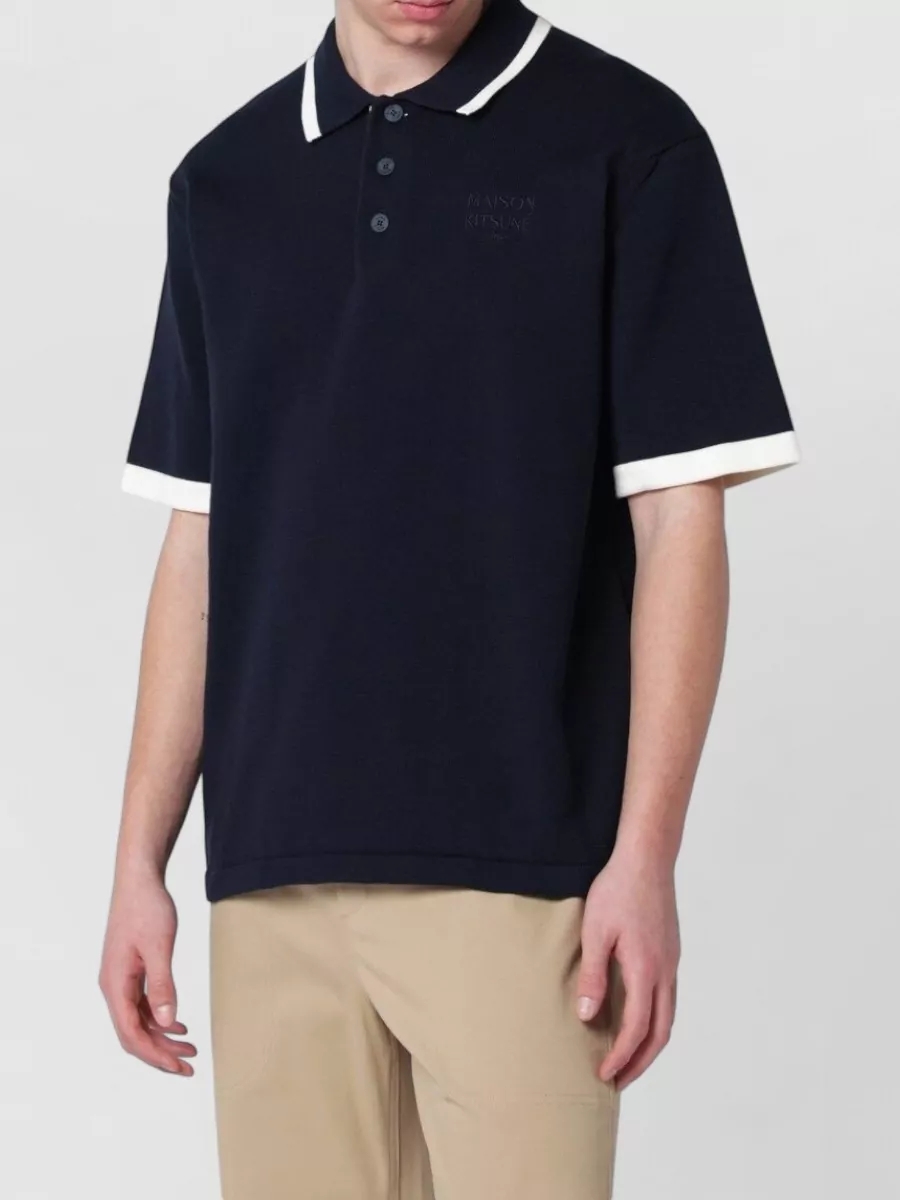 Maison Kitsuné cotton polo shirt