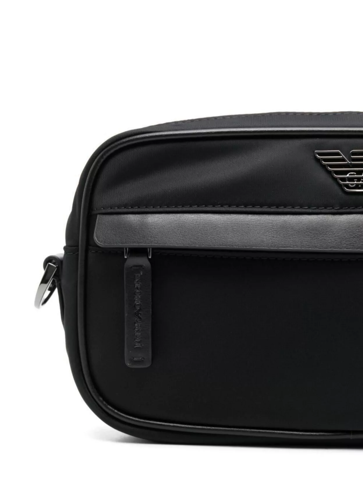 Emporio Armani Leather Wash Bag