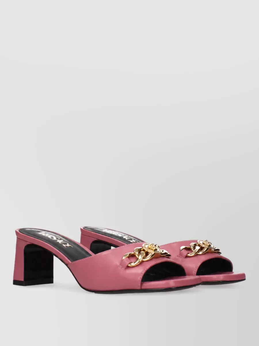 Versace leather mules