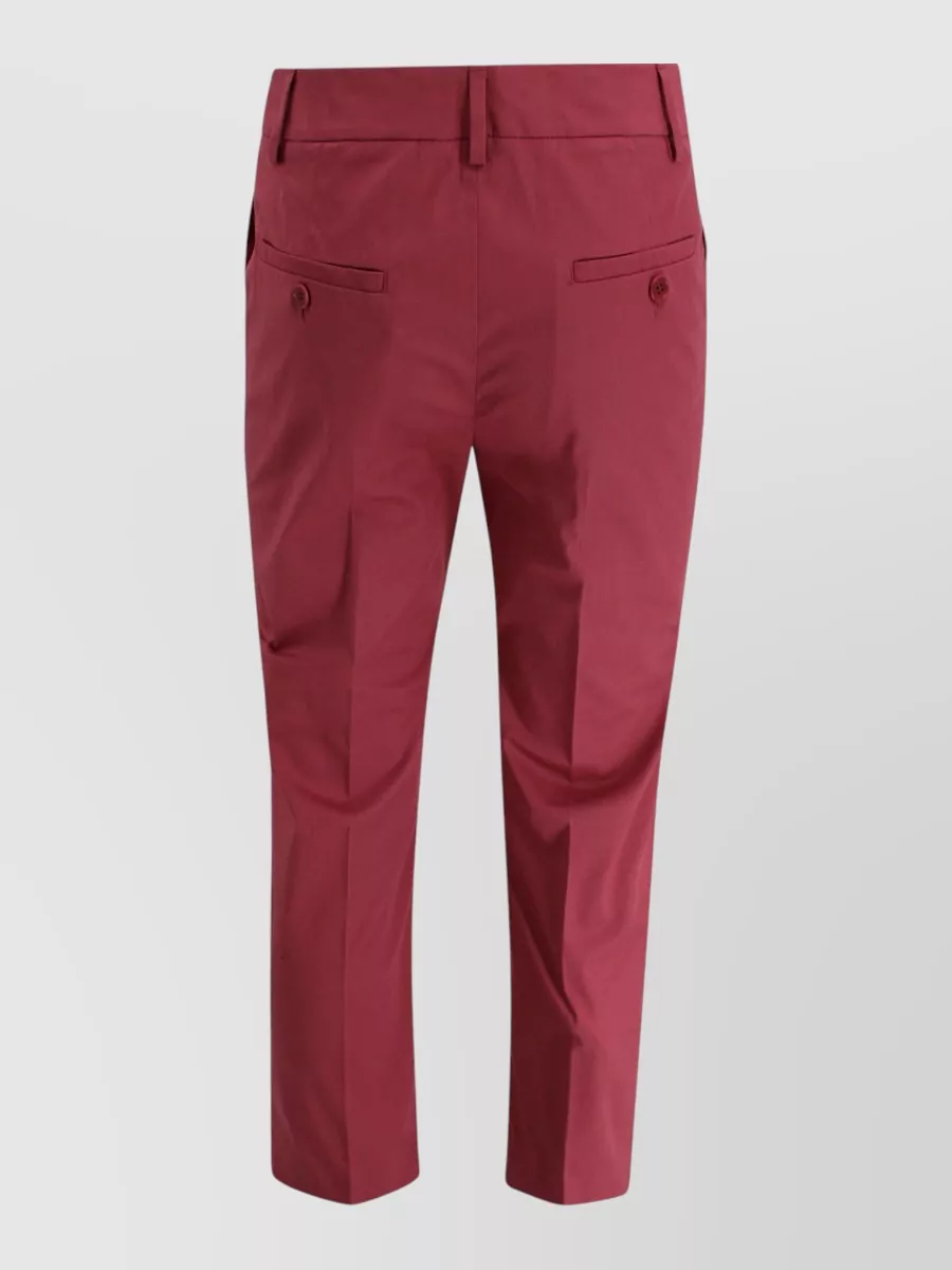 Weekend Max Mara Slim-Fit High-Rise Cropped Trousers