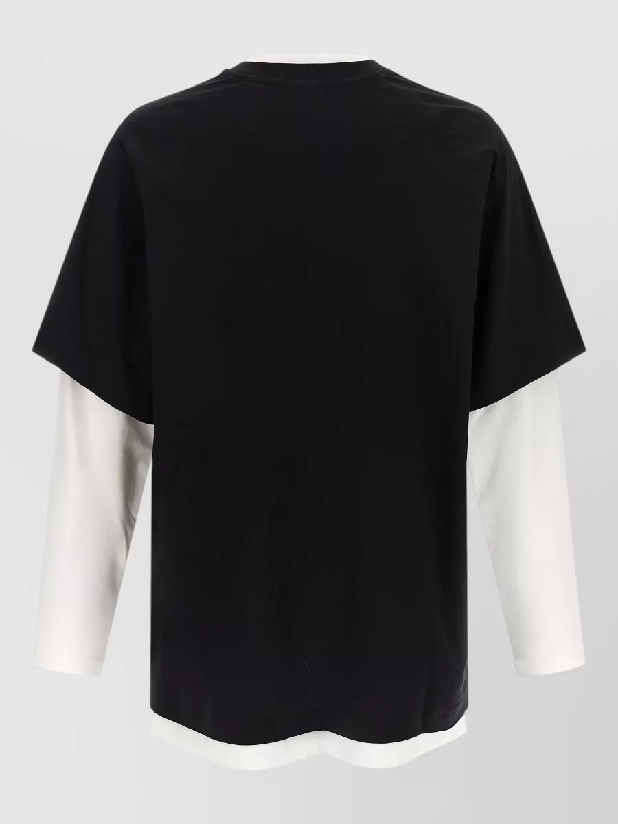 Moschino Graphic Print Double Layer T-Shirt