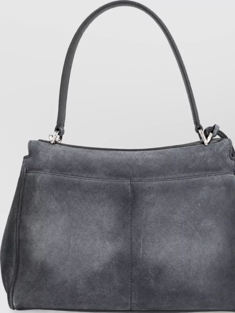 Balenciaga Rodeo Small Suede Shoulder Bag