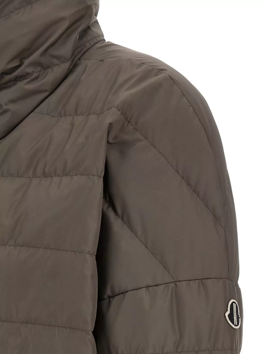 Rick Owens Down Cropped Quilted Puffer Jacket