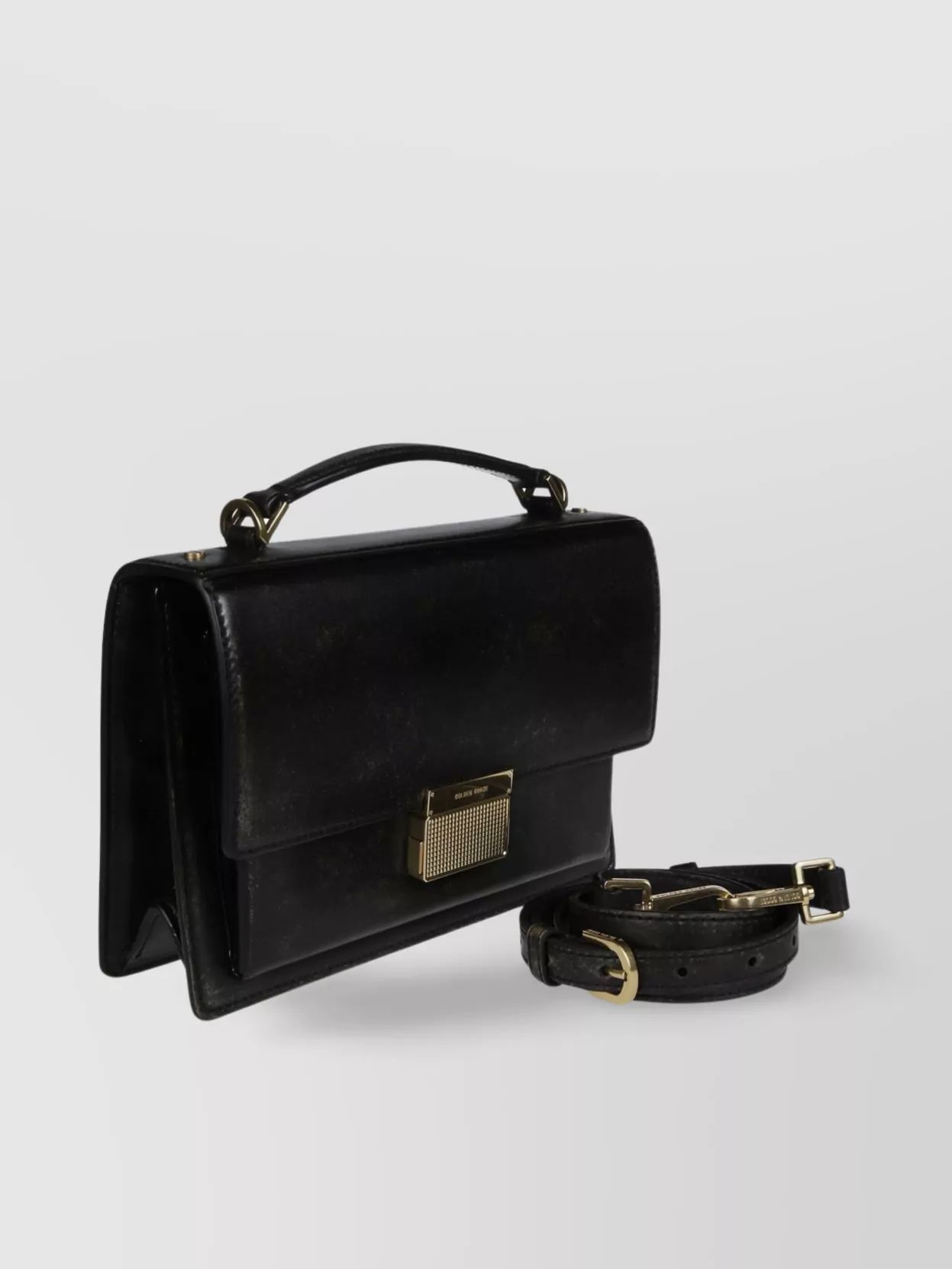 Golden Goose Rectangle Top Handle Detachable Strap Bag