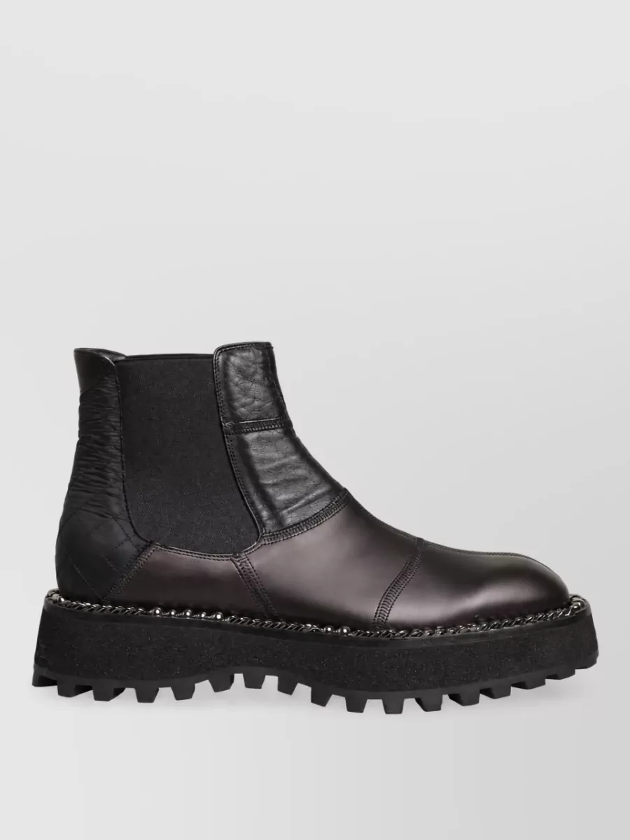 Dolce&Gabbana Leather Chelsea Boots