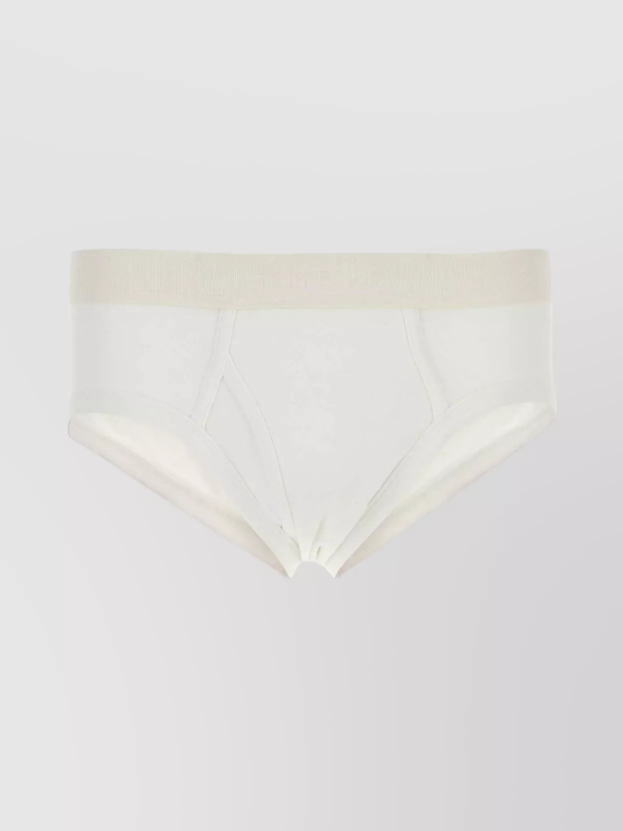 Tom Ford Seamless Stretch Cotton Slip With Elastic Waistband In Neutral