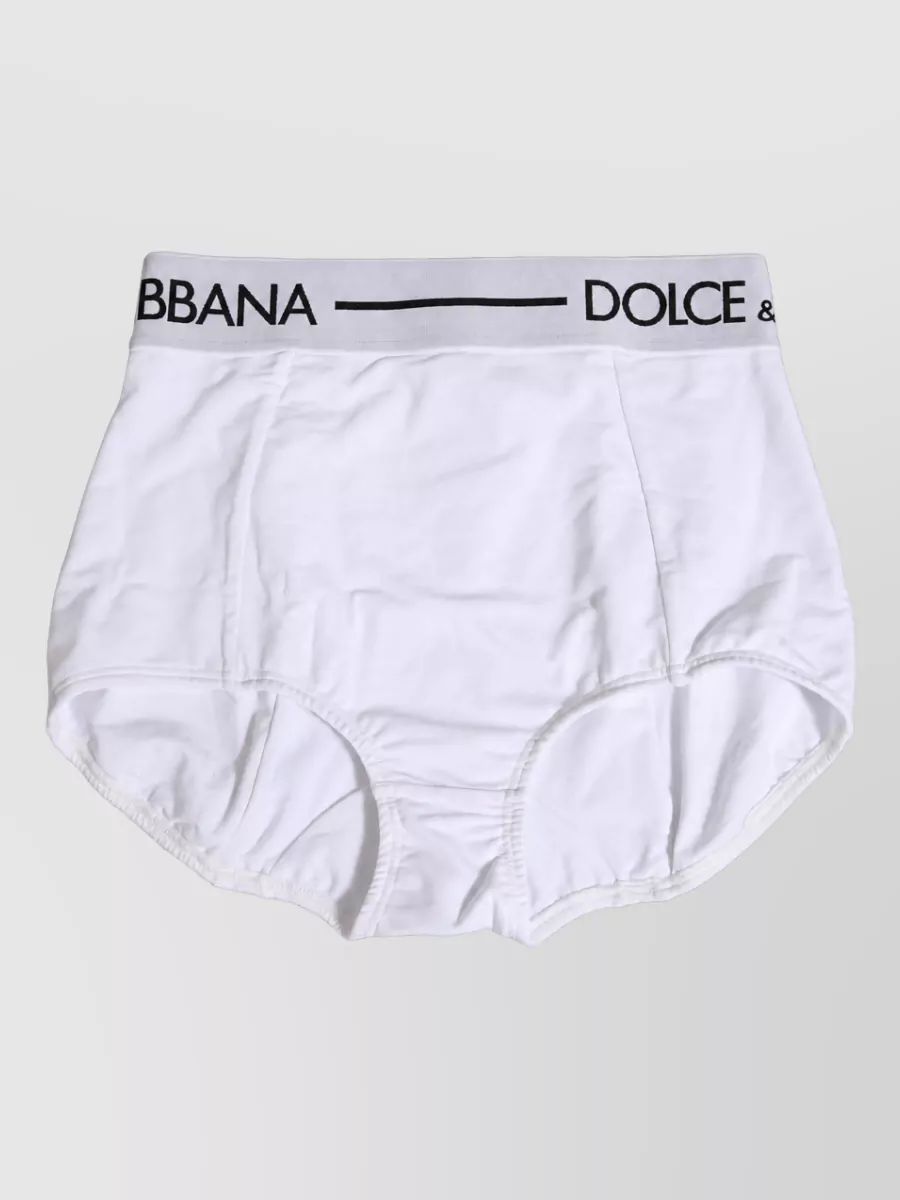 Dolce&Gabbana Logo waistband culotte panty