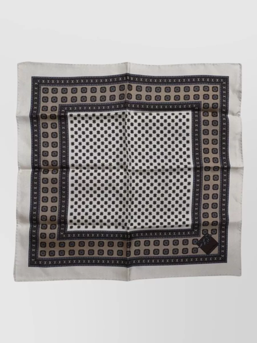 Dolce&Gabbana Silk Printed Pocket Square