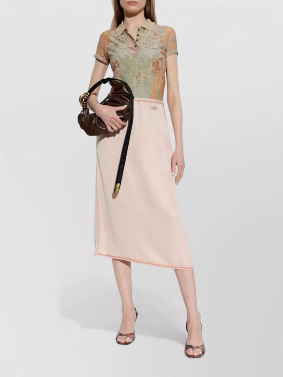 Diesel Asymmetric Midi Skirt