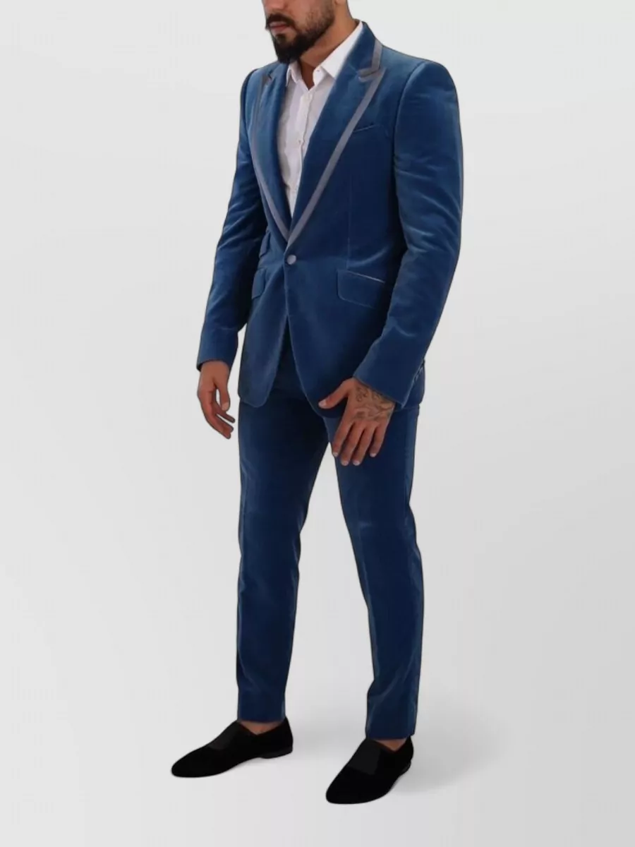 Dolce&Gabbana Velvet Slim-Fit Two-Piece Tuxedo